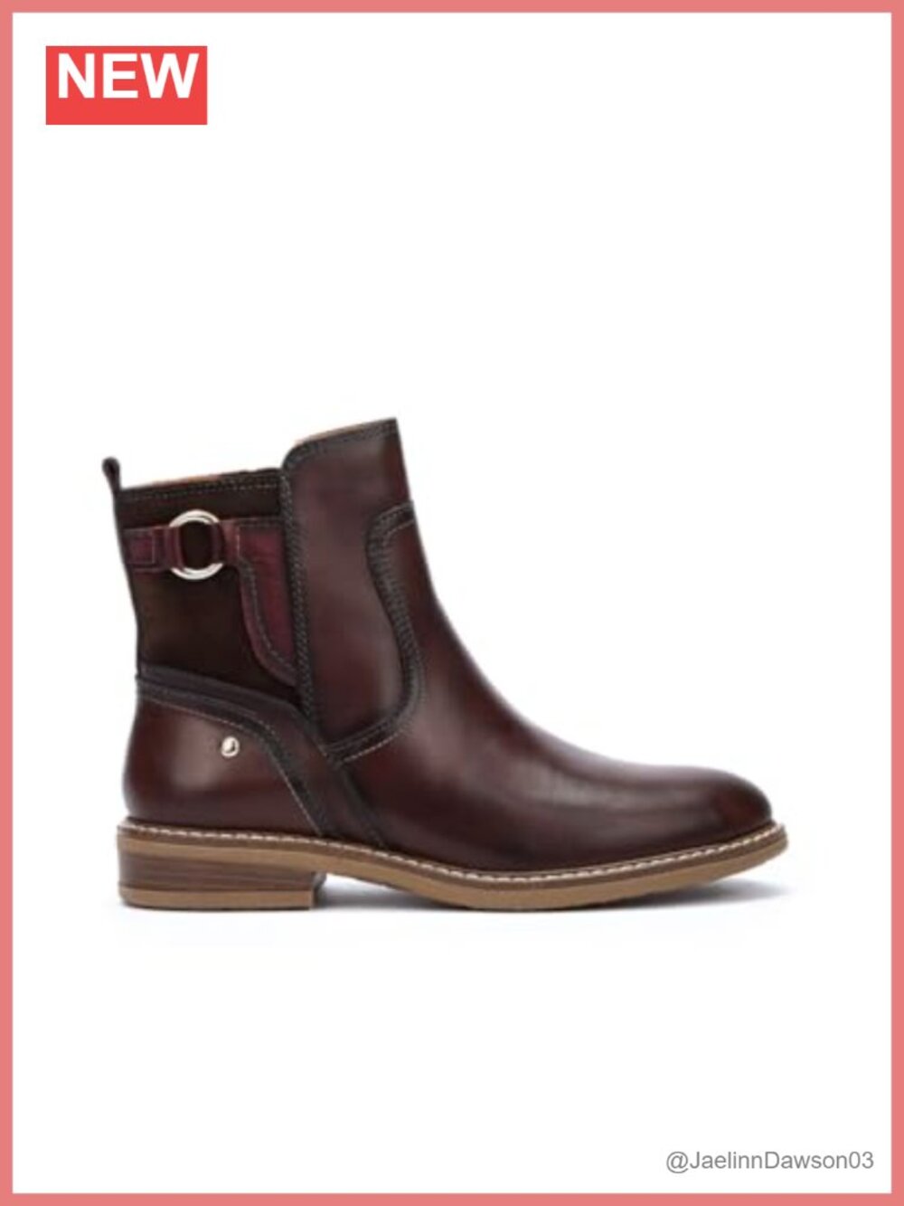 Pikolinos Leather Flat Ankle Boots Aldaya Women's Casual Comfort